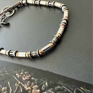 SHABLOOL • Sterling Silver and Gold Bracelet